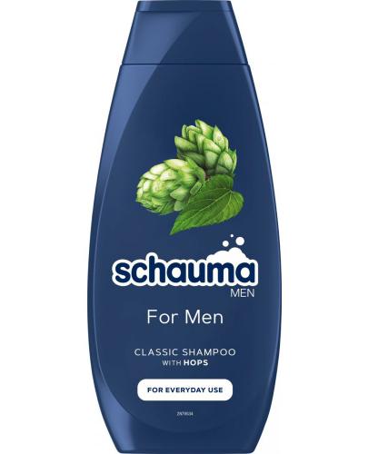 Schauma For Men Szampon z ekstraktem z chmielu do codziennego stosowania, 400 ml  zdjęcie