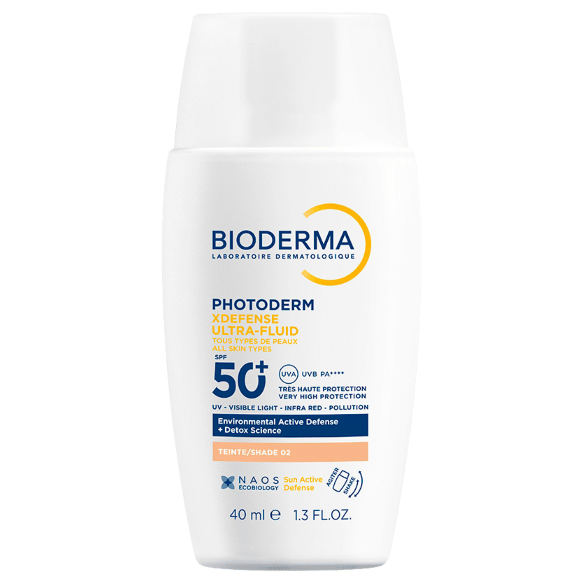 Bioderma Photoderm XDefense Ultra-Fluid, Fluid, Kolor 02 SPF 50+, 40 ml zdjęcie
