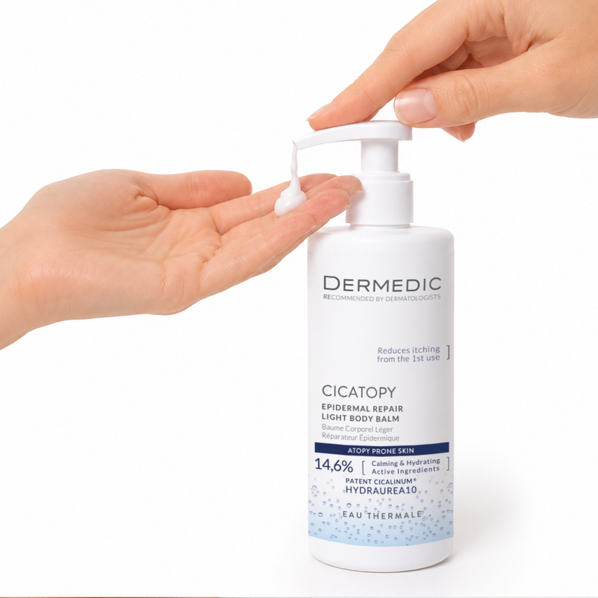 Cicatopy, lekki balsam do ciała odbudowujący naskórek, 300 ml