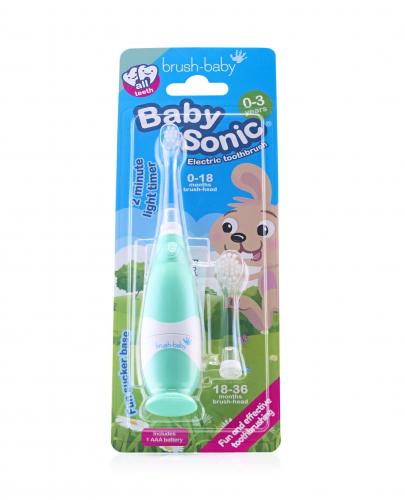 Brush-Baby Babysonic Szczoteczka dla dzieci soniczna morska w wieku 0-3 lat, 1 sztuka zdjęcie
