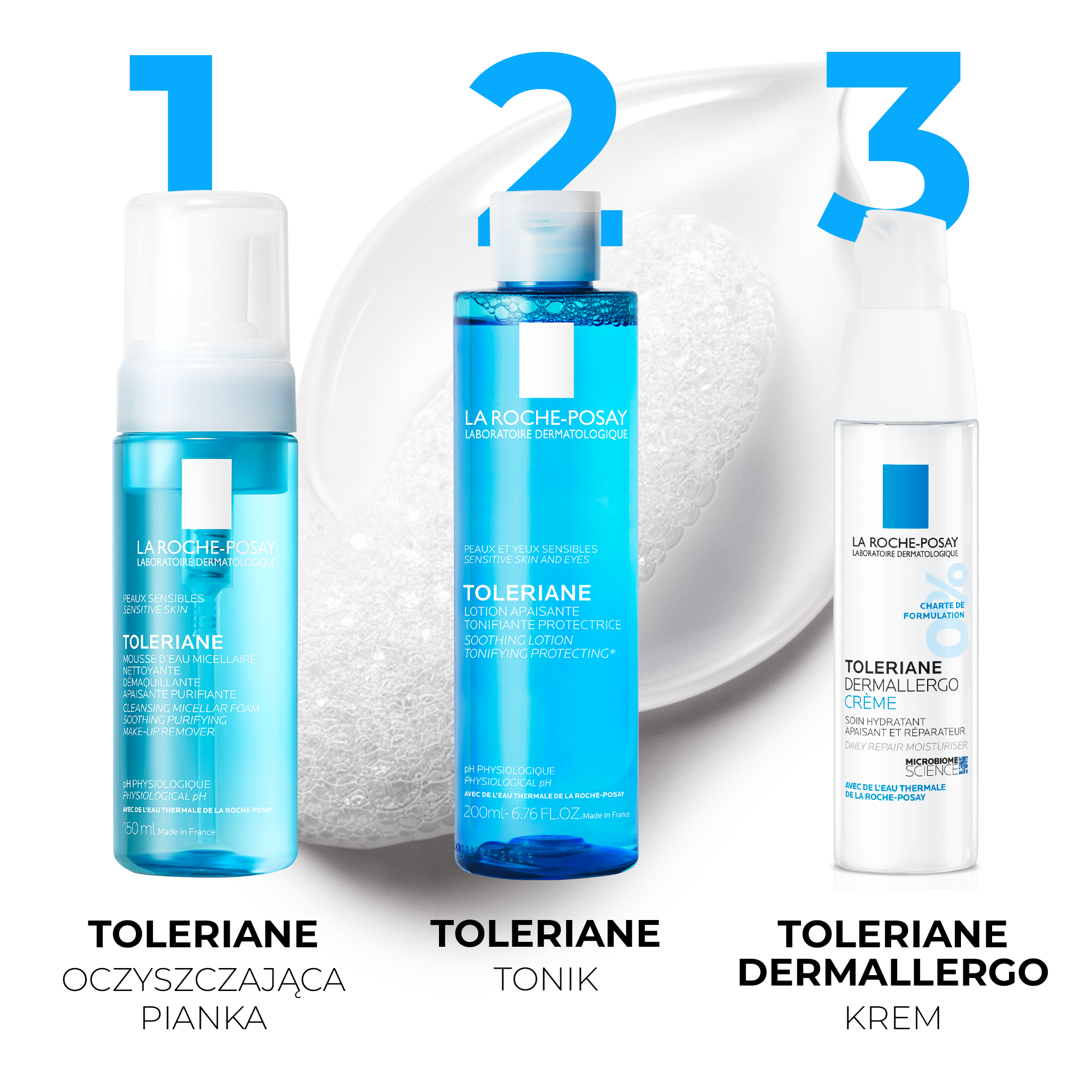 La Roche Posay fizjologiczna pianka oczyszczająca do skóry wrażliwej 150 ml