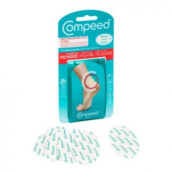 Compeed, Plastry na pęcherze, średnie, 5 sztuk