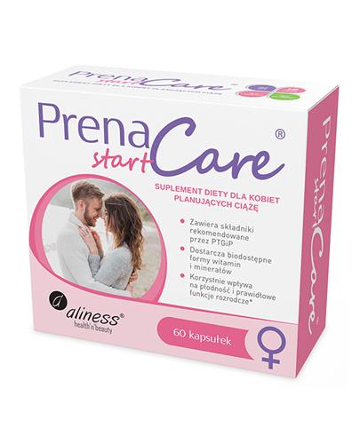 Aliness Prena care start dla kobiet planujących ciążę, 60 kaps., cena, opinie, właściwości zdjęcie