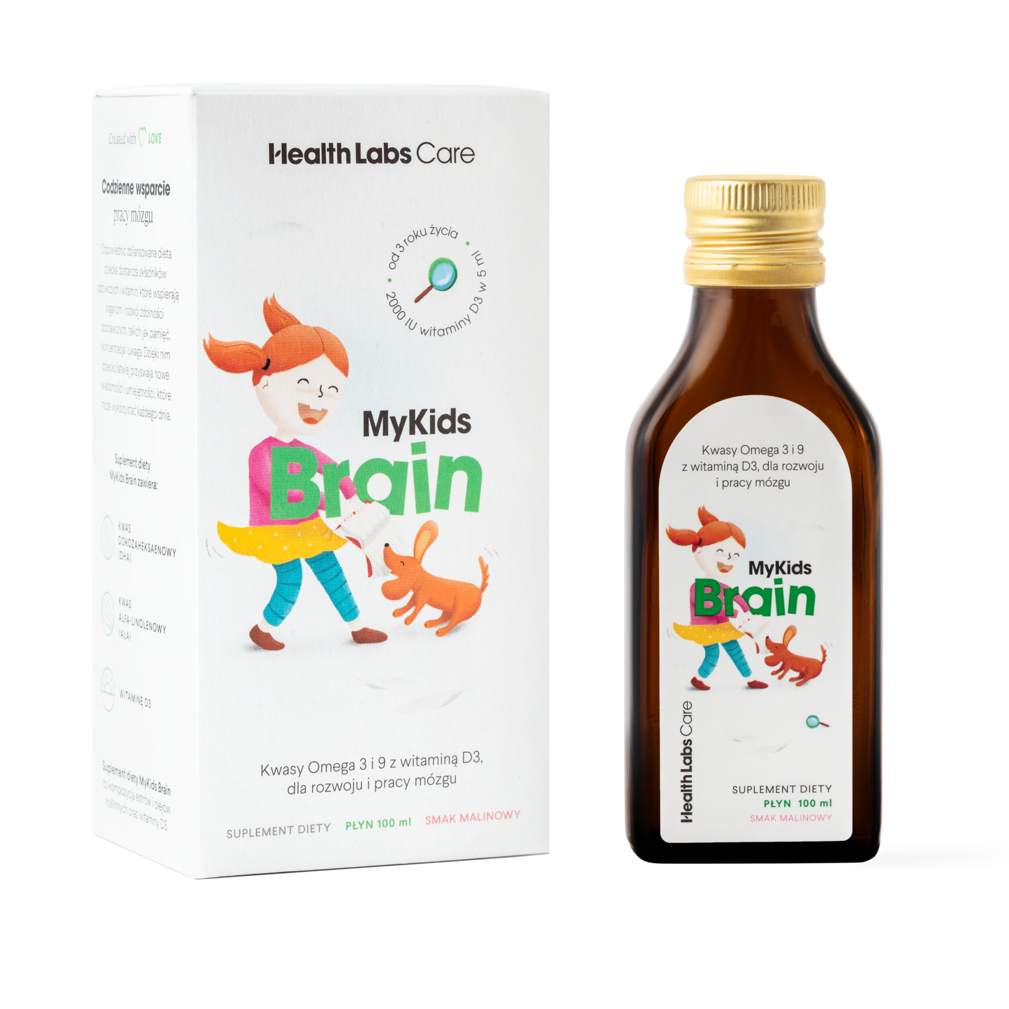 Health Labs Care, MyKids Brain, płyn, 100 ml