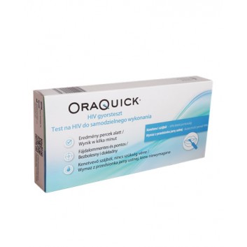 Test OraQuick® na obecność wirusa HIV do samodzielnego wykonania, 1 sztuka