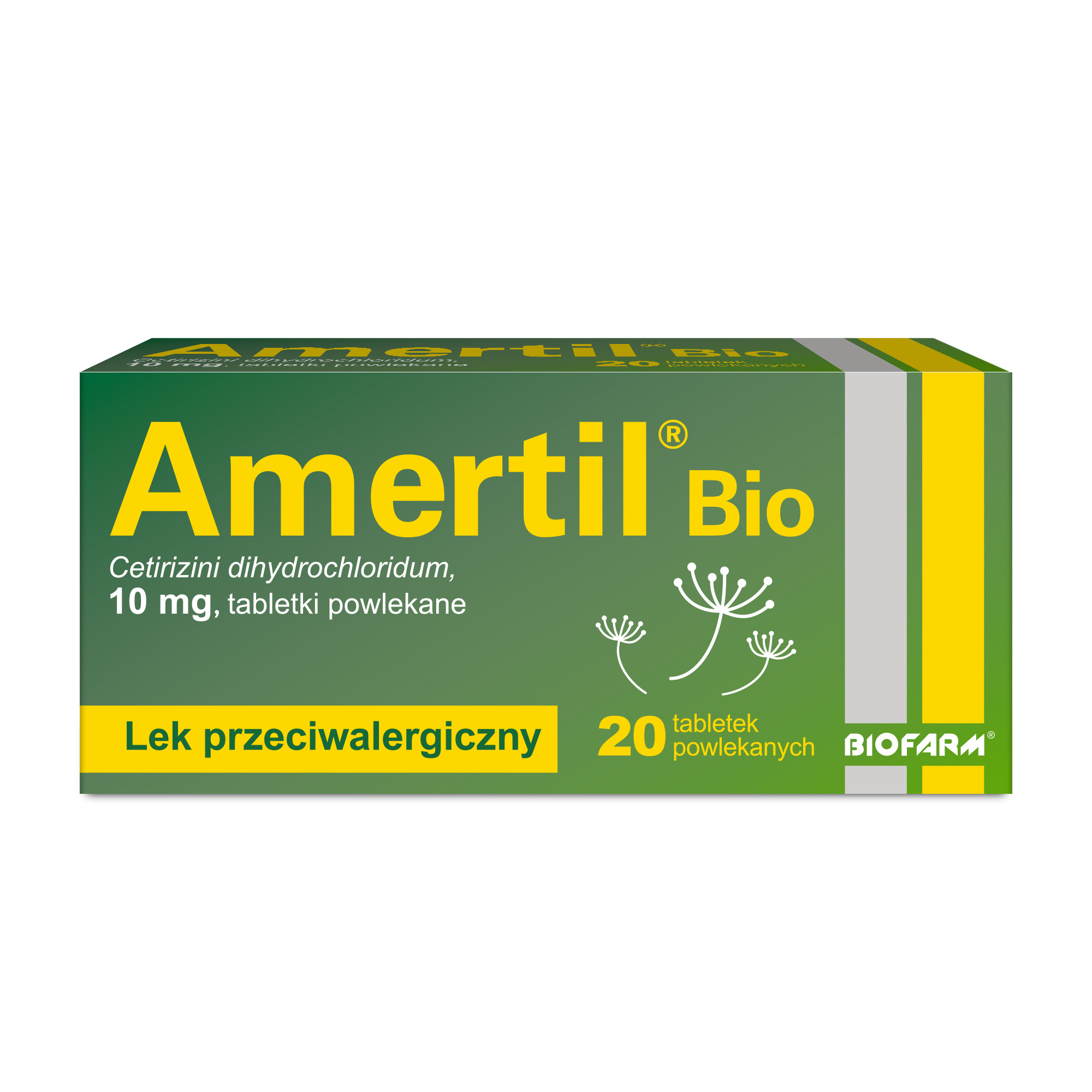 Amertil Bio, 10 mg, 20 tabletek powlekanych zdjęcie