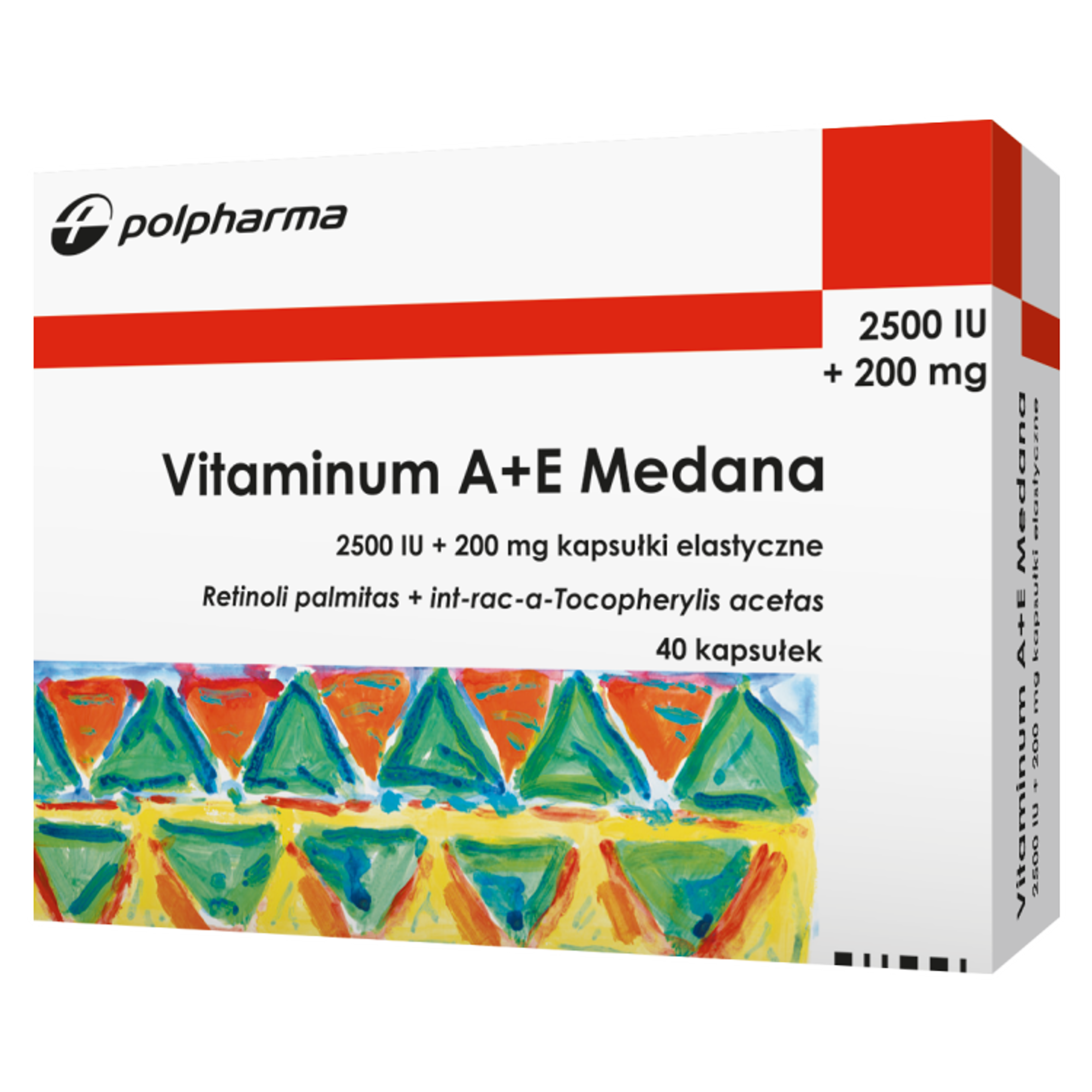 Vitaminum A+E 40 kapsułek Medana zdjęcie