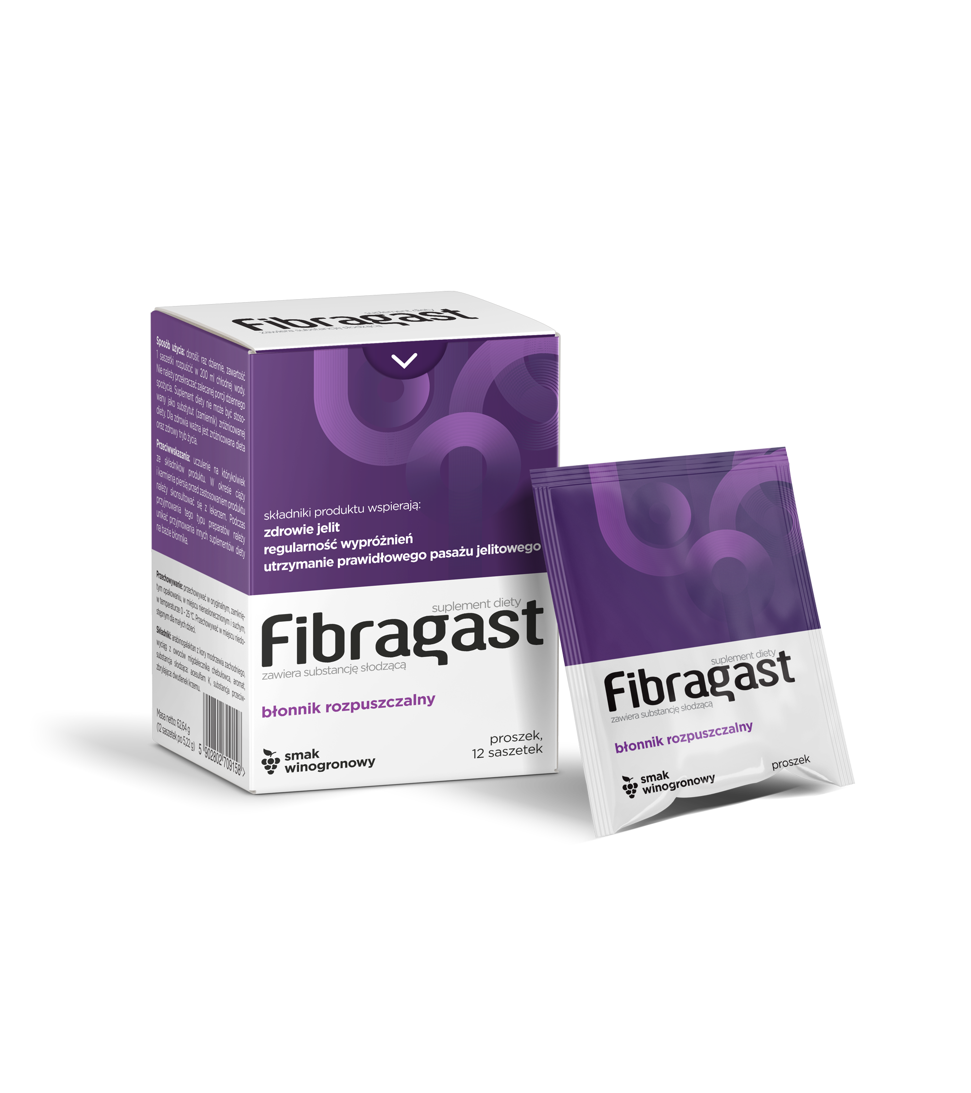 Fibragast, proszek, 12 g zdjęcie