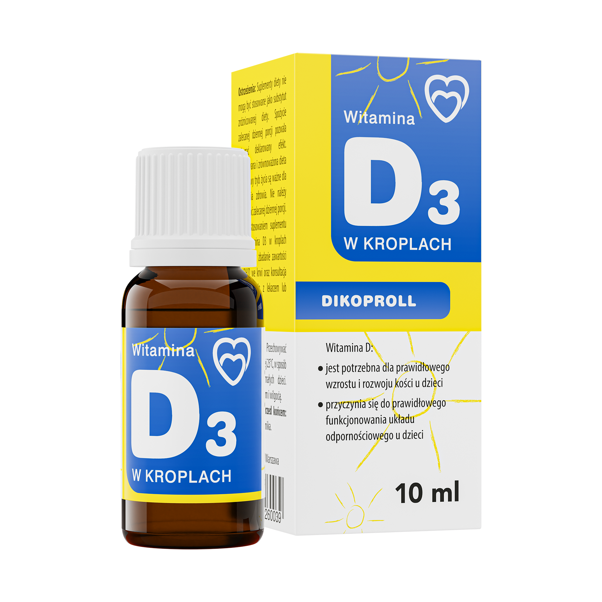 Witamina D3 Dikoproll, 10 ml