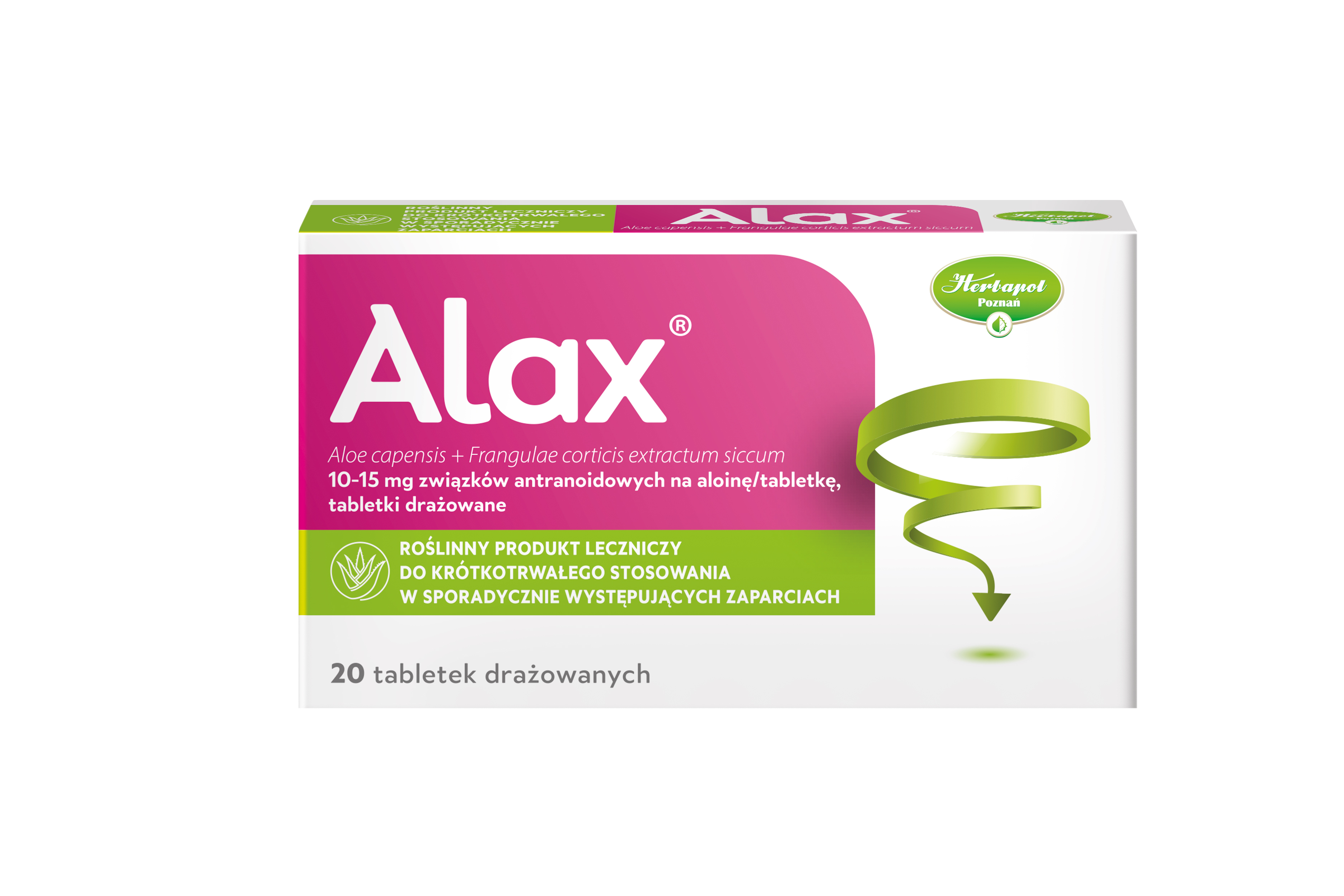 Alax, tabletki drażowane, 20 sztuk zdjęcie