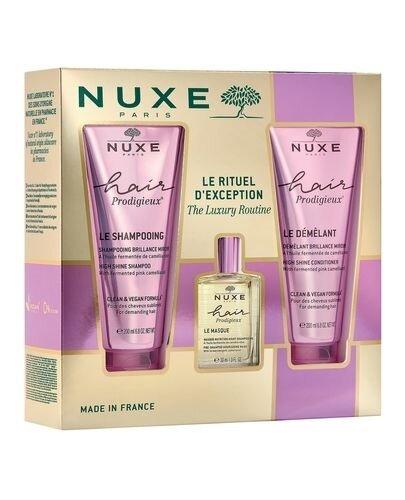 Nuxe Hair Prodigieux Zest. świąt. 2024 szamp. wygładz.+Odżyw. wygładzająca+Odżyw. przed myciem wł. zdjęcie