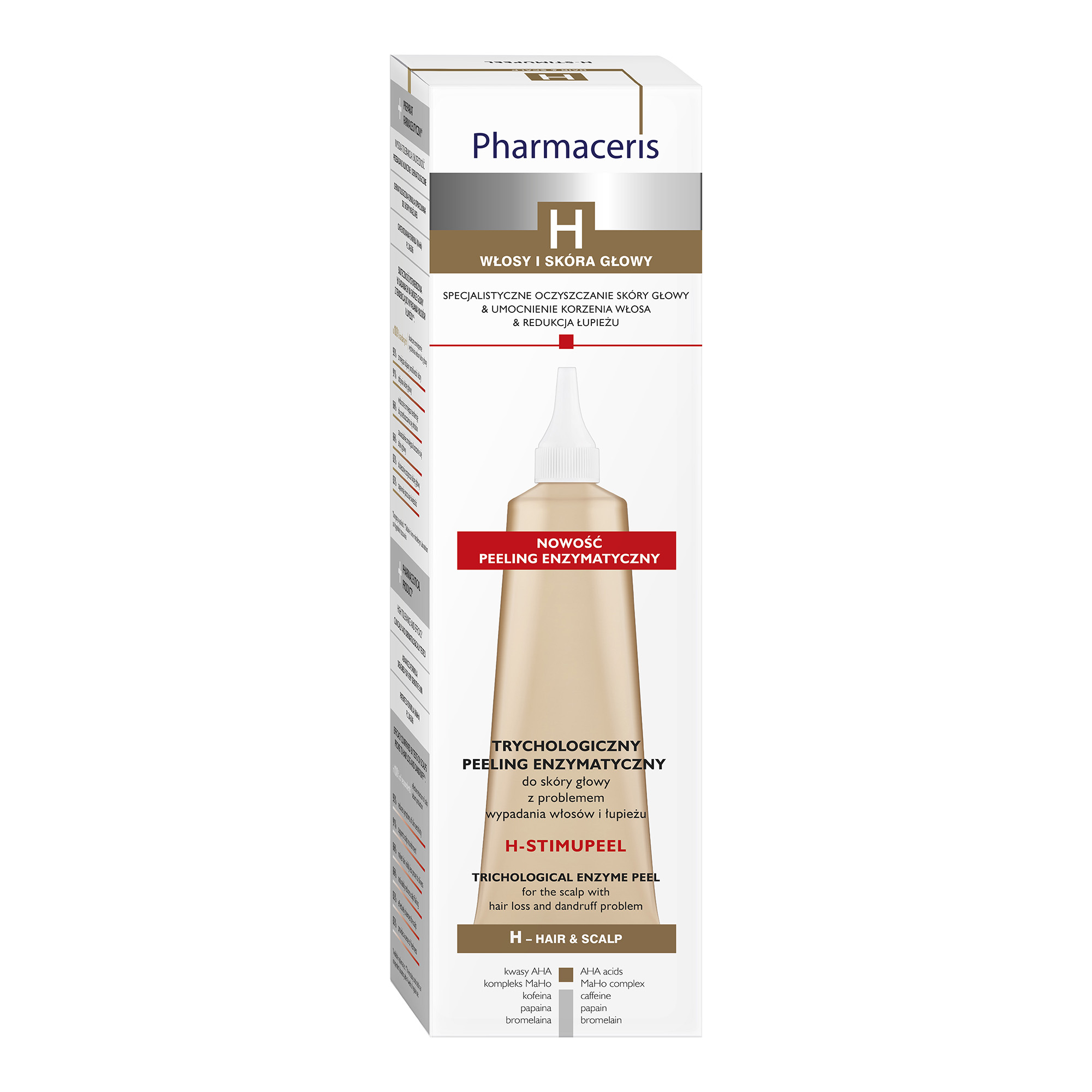 PHARMACERIS H STIMUPEEL, peeling trychologiczny do skóry głowy, 125 ml zdjęcie