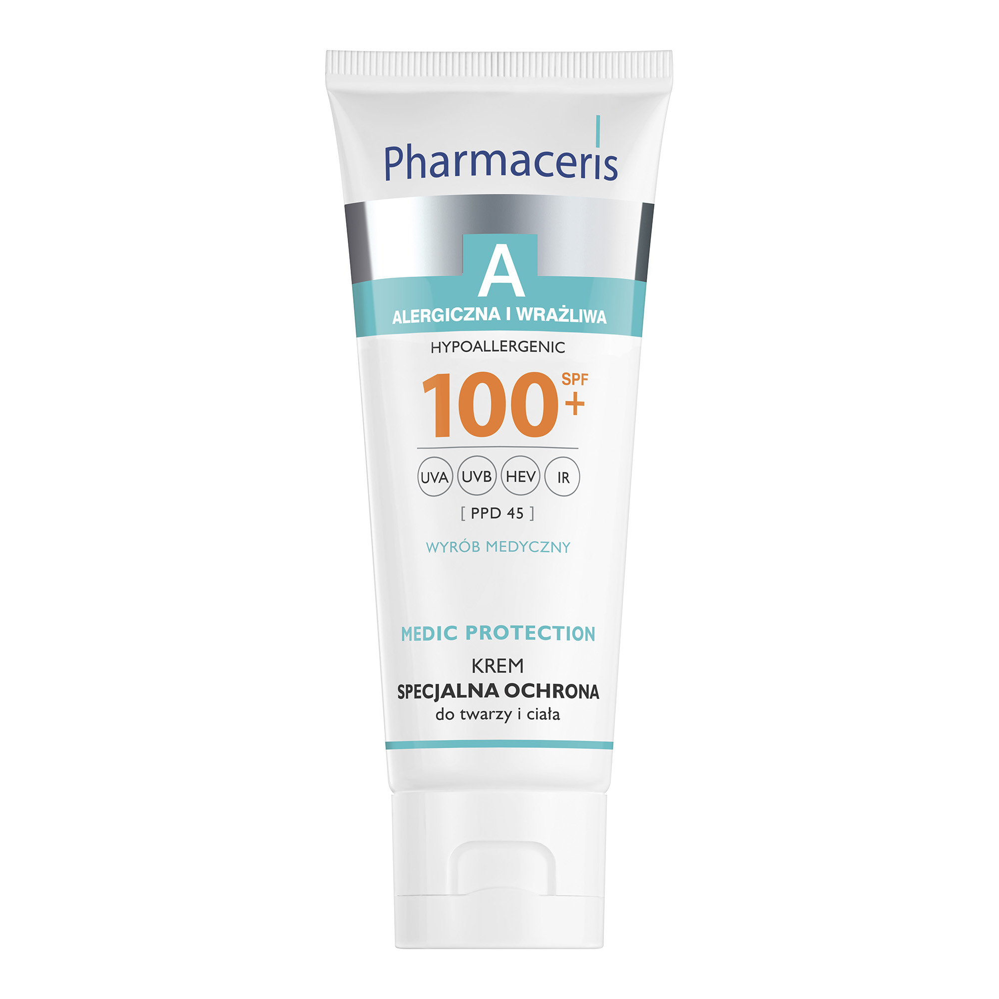 Pharmaceris A Medic Protection, krem specjalna ochrona, do twarzy i ciała, SPF 100+, 75 ml