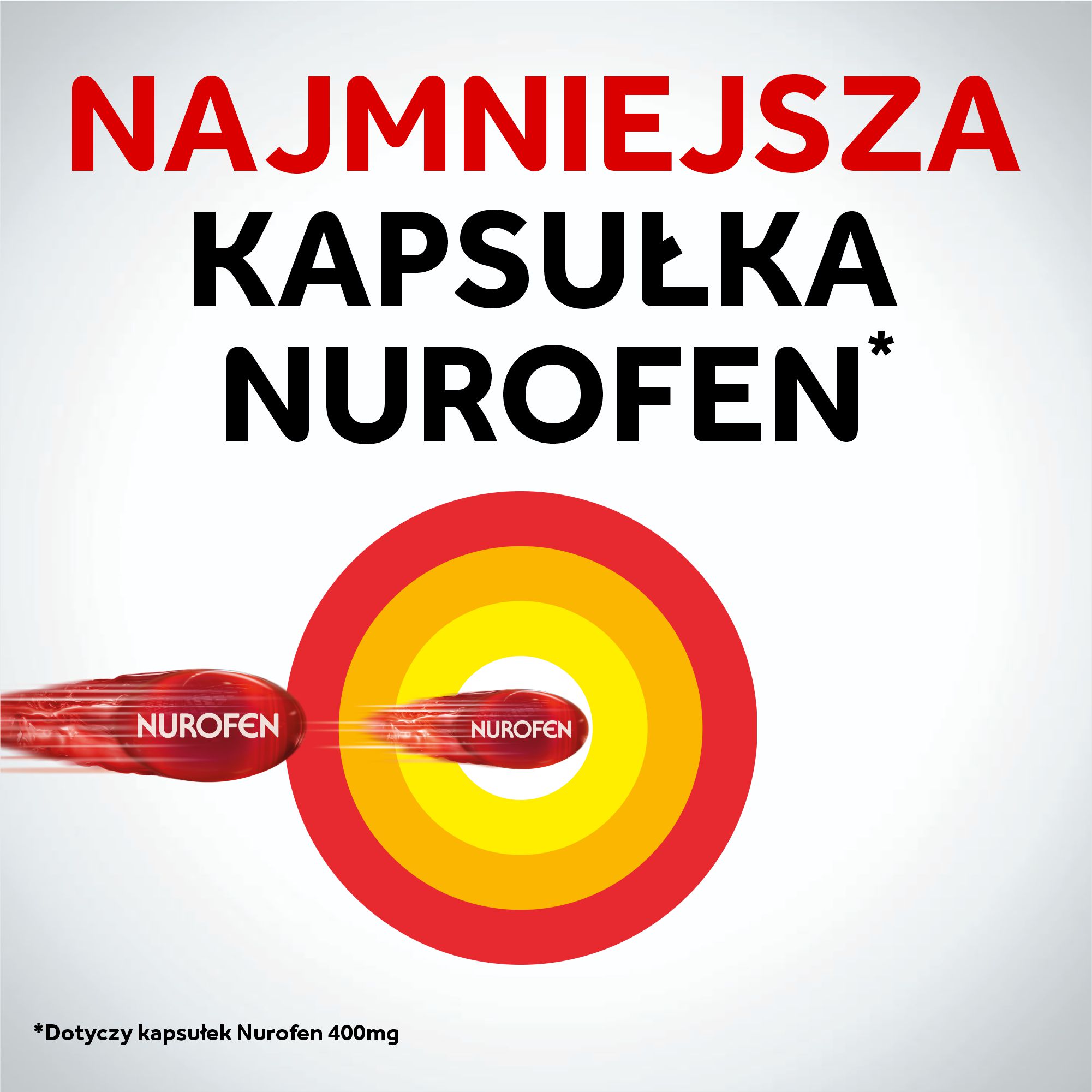 Nurofen Express Forte Mini 400 mg, kapsułki, 30 sztuk