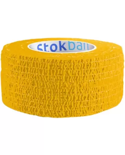 Stokban bandaż elastyczny samoprzylepny żółty 2.5cm x 4,5m 1 sztuka zdjęcie
