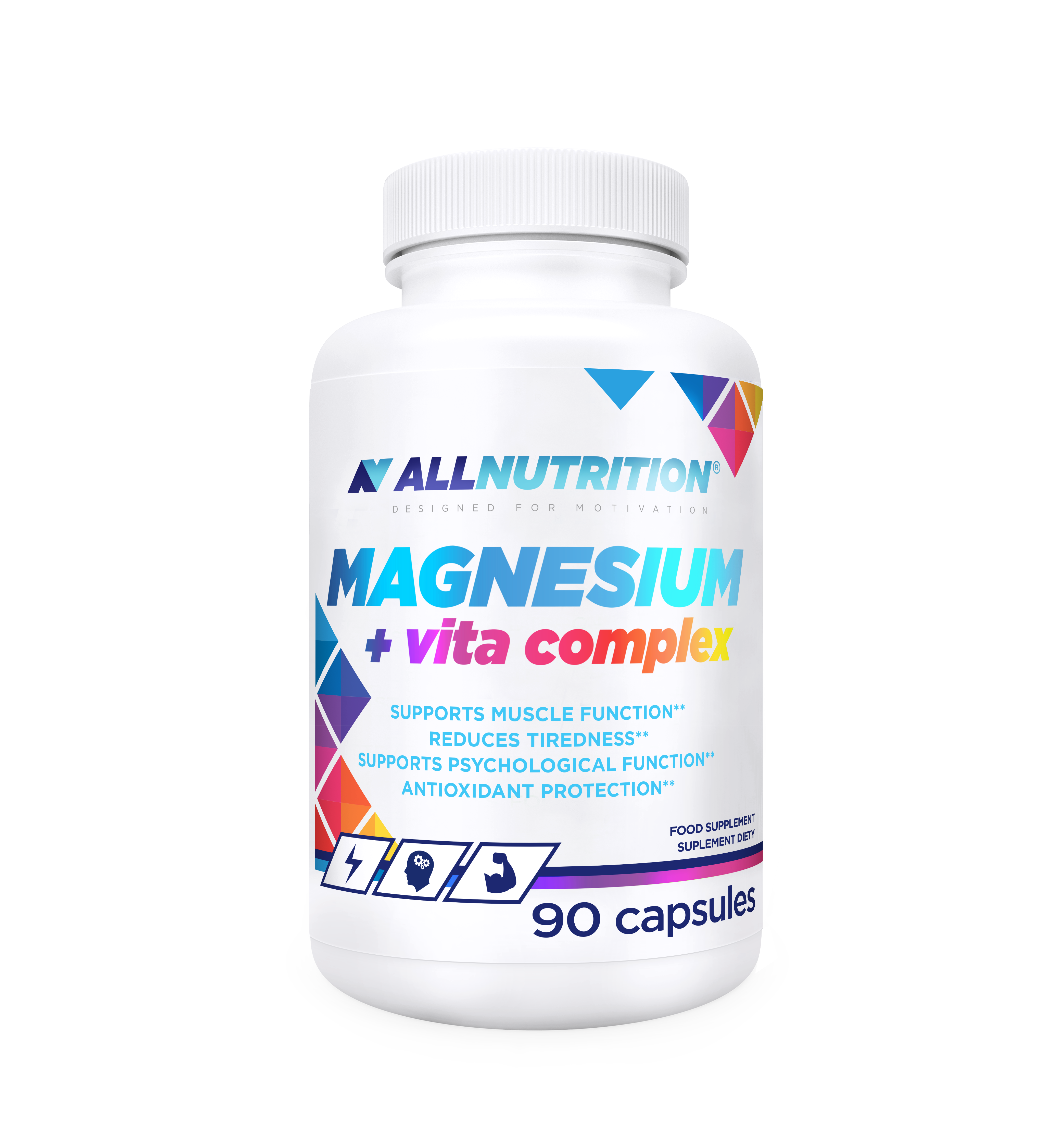 Allnutrition Magnesium + Vita Complex, kapsułki, 90 sztuk zdjęcie