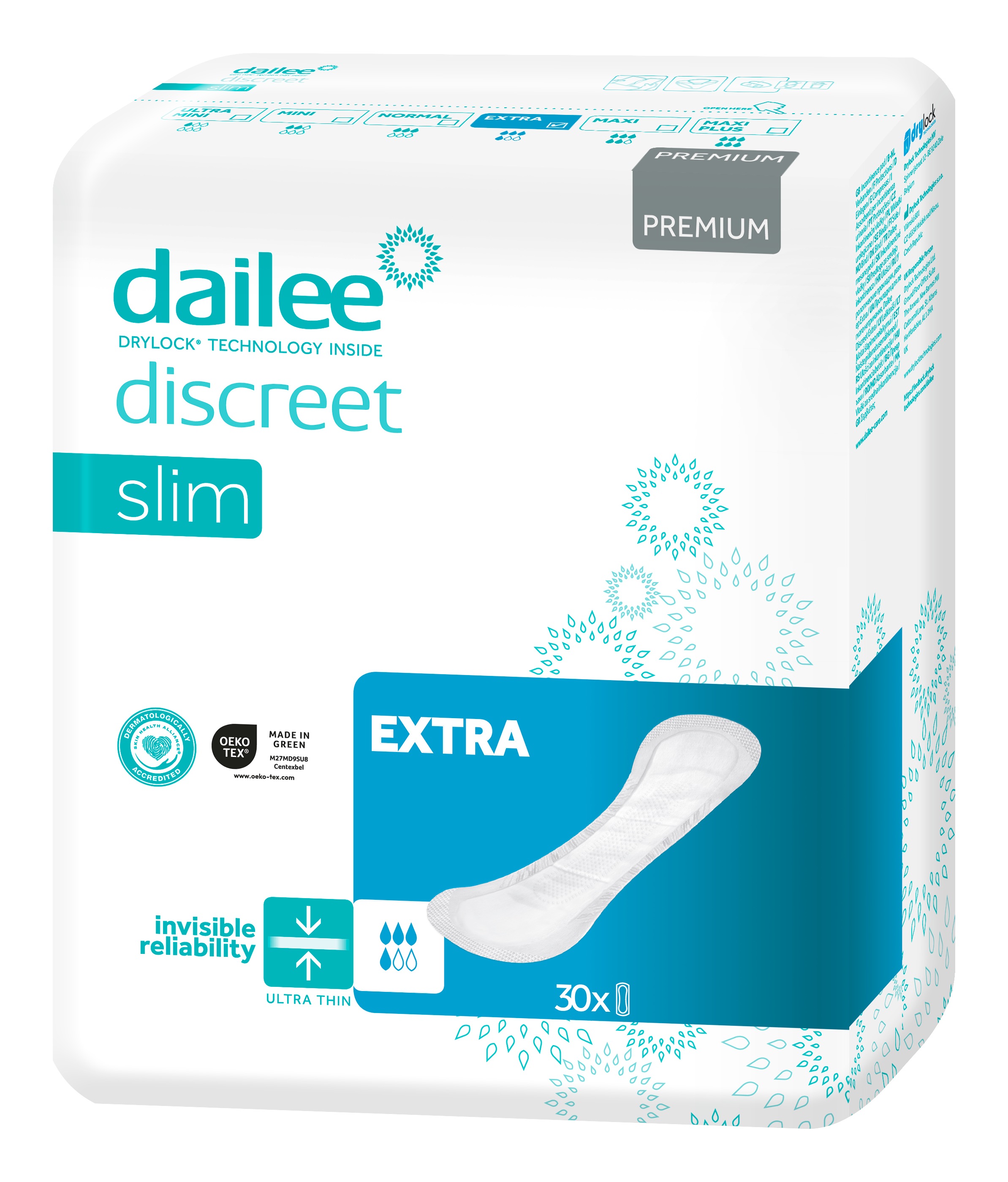 Dailee Lady Premium Slim Extra wkładki urologiczne, 30 sztuk zdjęcie