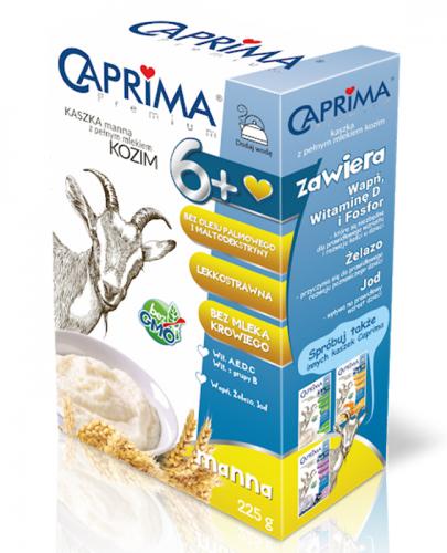 CAPRIMA PREMIUM Kaszka manna z pełnym mlekiem kozim 6+, 225 g zdjęcie