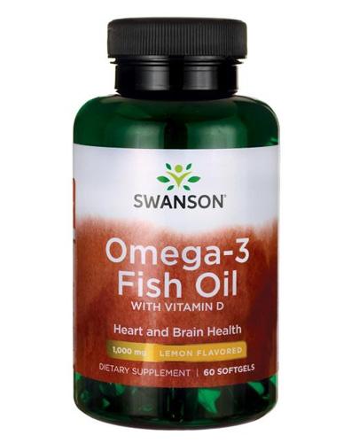 Swanson Omega3 & Witamina D3 - 60 kaps. - cena, opinie, stosowanie  zdjęcie