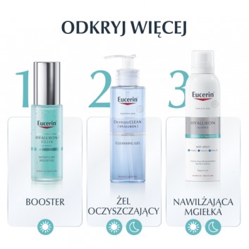 Eucerin Hyaluron -Filler Booster nawilżenia na noc pierwsze zmarszczki, 50 ml