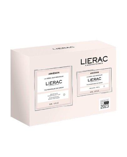 Lierac Arkeskin zestaw krem na dzień w okresie menopauzy 50 ml + refill 50 ml [ZESTAW] zdjęcie