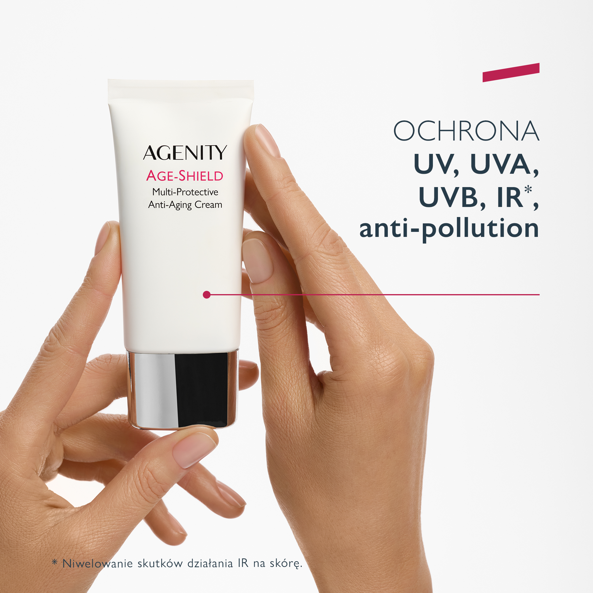 Agenity Age-Shield, Krem przeciwstarzeniowy multiochronny, 50 ml