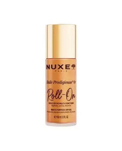 Nuxe Huile Prodigieuse Or Roll-on, Suchy olejek ze złotymi drobinkami, 60 ml zdjęcie