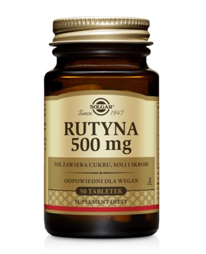 Solgar Rutyna, 500 mg, tabletki, 50 sztuk zdjęcie