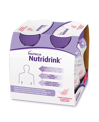 Nutridrink, smak truskawkowy, płyn, 4 x 125 ml zdjęcie
