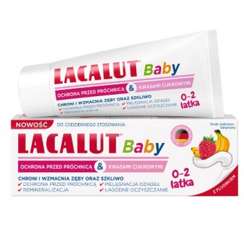 Lacalut Baby pasta do zębów 0-2 latka, 55 ml