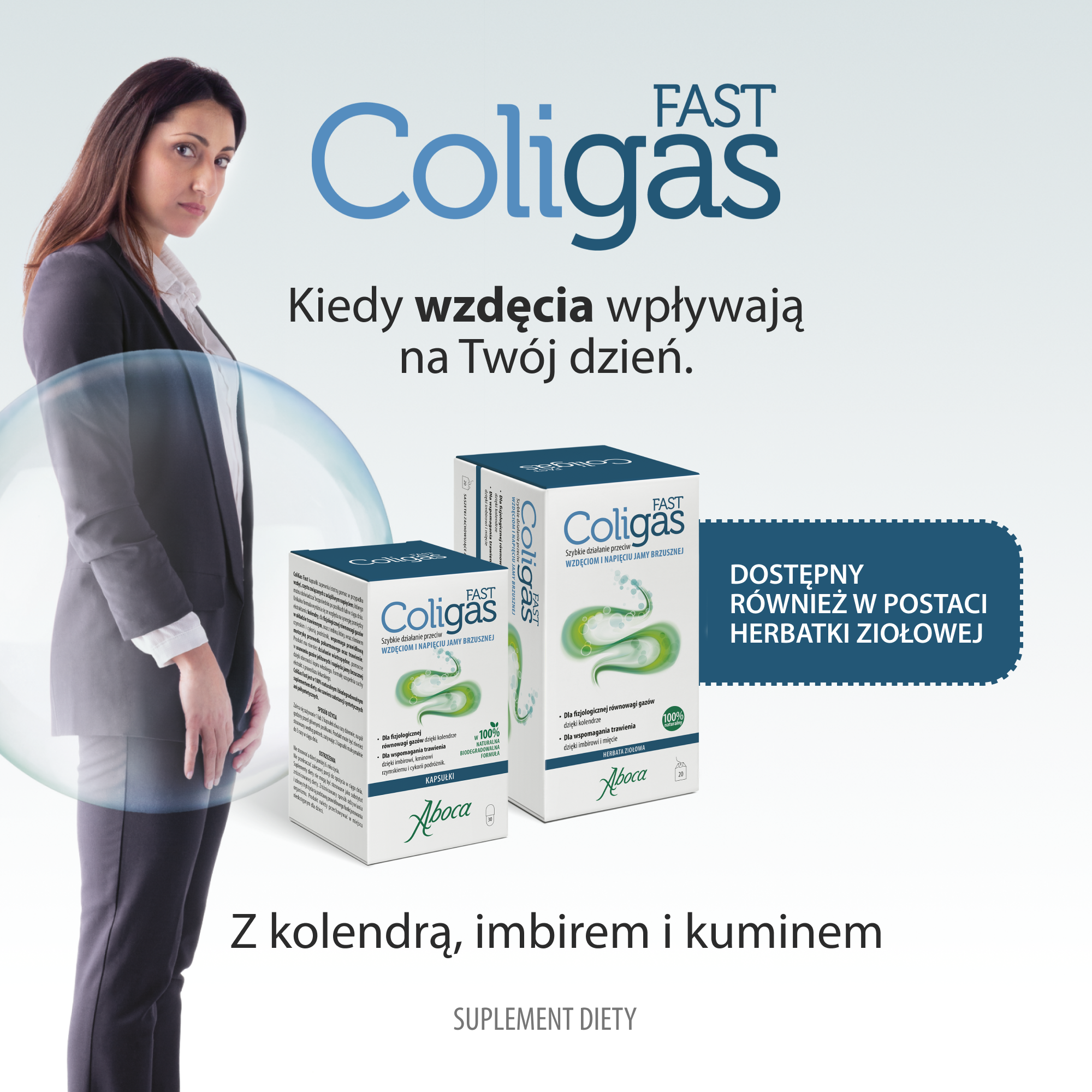 Aboca Coligas Fast 30 kapsułek