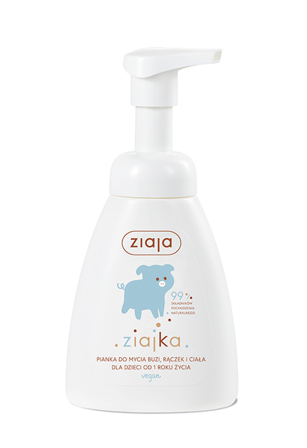 Ziaja Ziajka pianka oczyszczająca do mycia buzi rączek ciała 250 ml zdjęcie