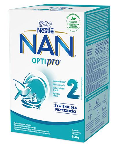 Nestle Nan Optipro 2, mleko początkowe dla niemowląt powyżej 6. miesiąca, 650 g zdjęcie