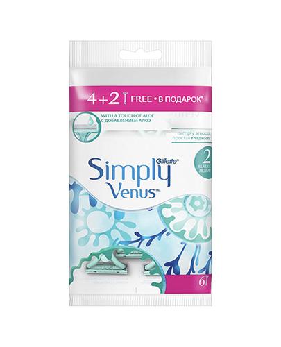 Gillette Simply Venus 2 Maszynka jednorazowa do golenia, 6 szt., cena, opinie, właściwości zdjęcie