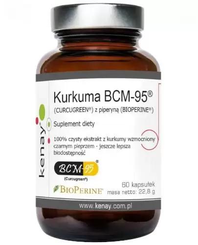 Kenay Kurkuma BCM-95 z piperyną 60 kapsułek zdjęcie