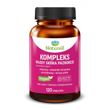 Naturell Kompleks Włosy Skóra Paznokcie 120 tabletek
