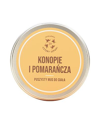 Mydlarnia Cztery Szpaki Puszysty mus do ciała konopie i pomarańcza, 150 ml  zdjęcie