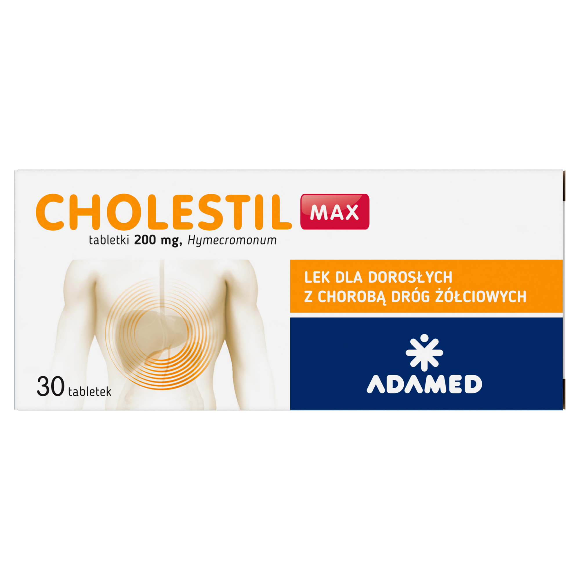 Cholestil Max, 200 mg, tabletki, 30 sztuk zdjęcie