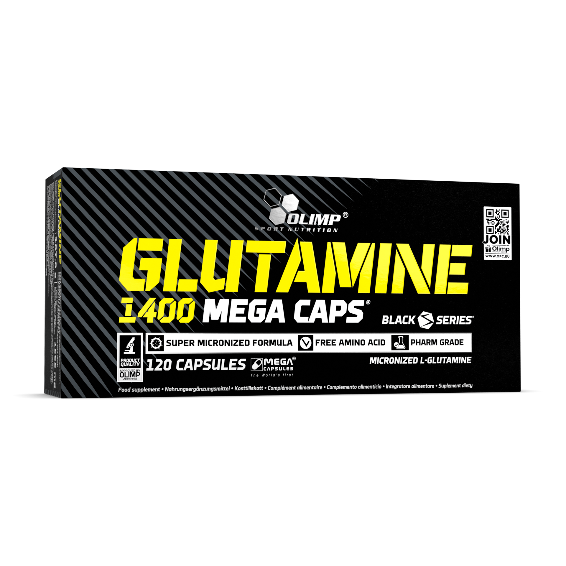 Olimp, Glutamine 1400 Mega Caps 120 kapsułek zdjęcie