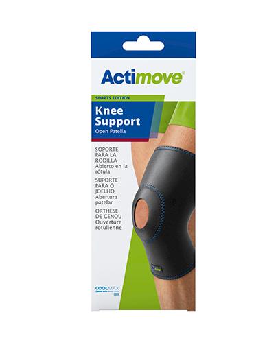Actimove Sport Edition Knee Support Open Patella Orteza stawu kolanowego z odsłoniętą rzepką rozmiar S 1 sztuka [7558520] zdjęcie