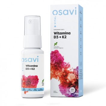 Witamina D3 + K2 Spray doustny mięta, 25 ml, cena, opinie, właściwości