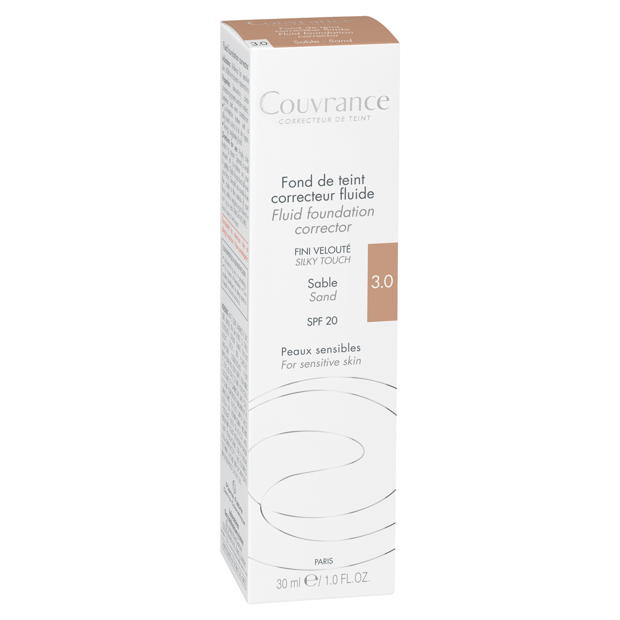 Avene Courvance Fluid korygujący SPF20 piaskowy (03), 30 ml zdjęcie