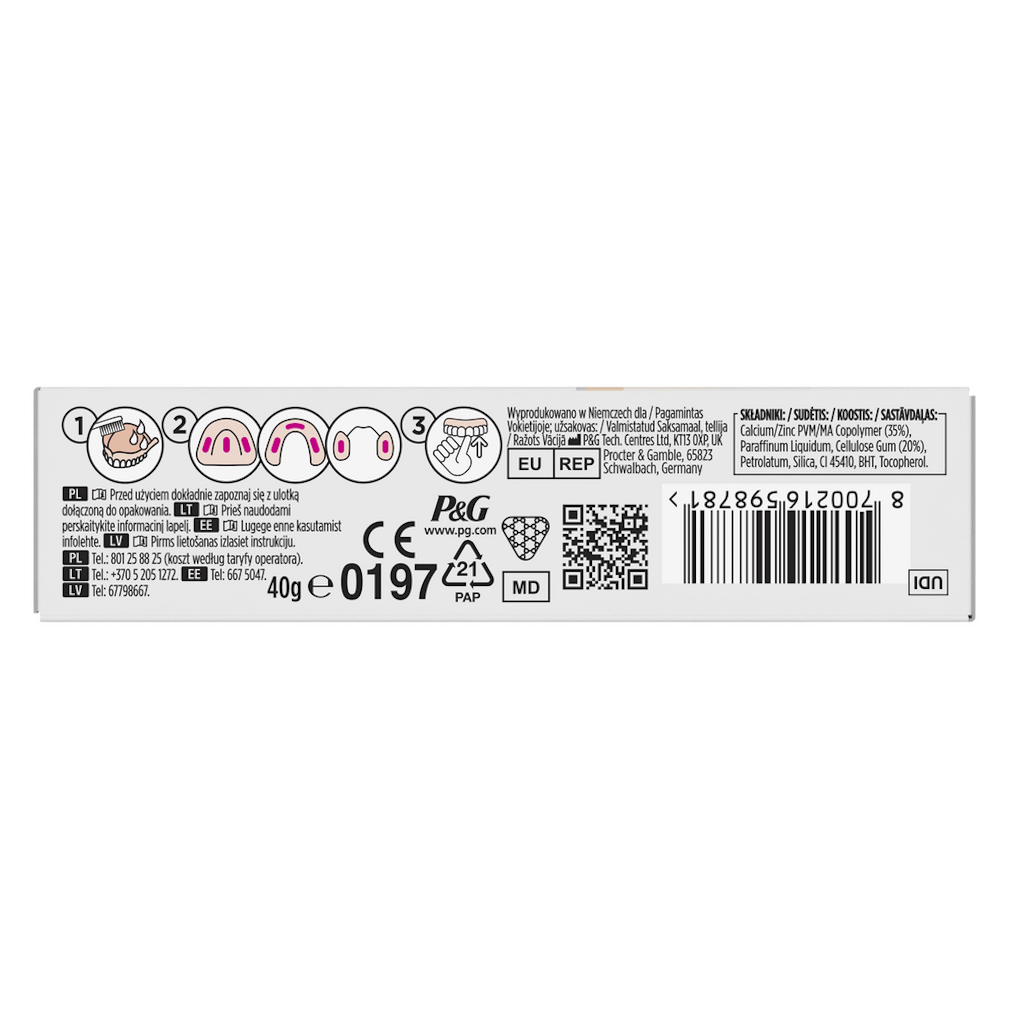 Blend-a-dent Plus Klej do protez UnbeatBite, 40 g