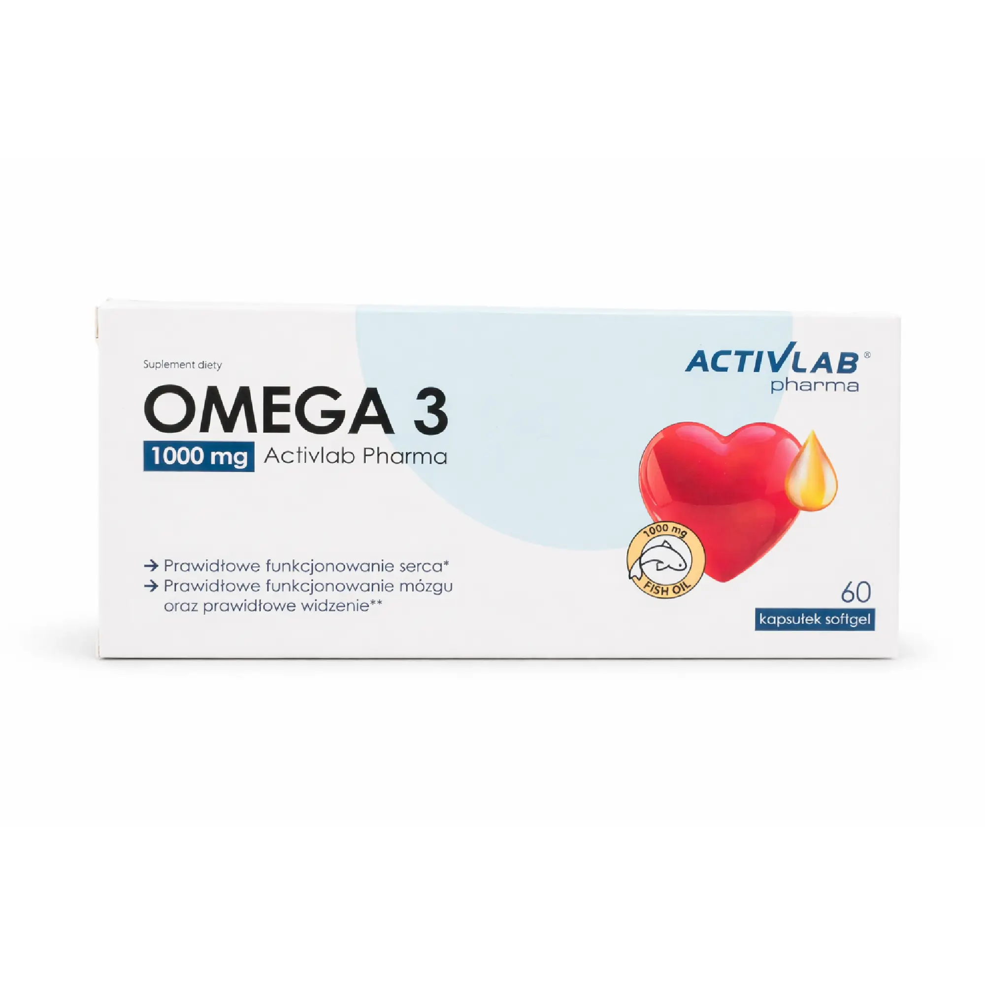 Activlab, Omega 3 1000 mg, kapsułki miękkie, 60 sztuk zdjęcie