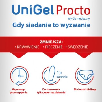 UniGel Procto, czopki, 10 sztuk