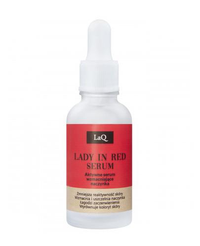 LaQ Lady In Red Serum wzmacniające naczynka, 30 ml, cena, opinie, stosowanie  zdjęcie