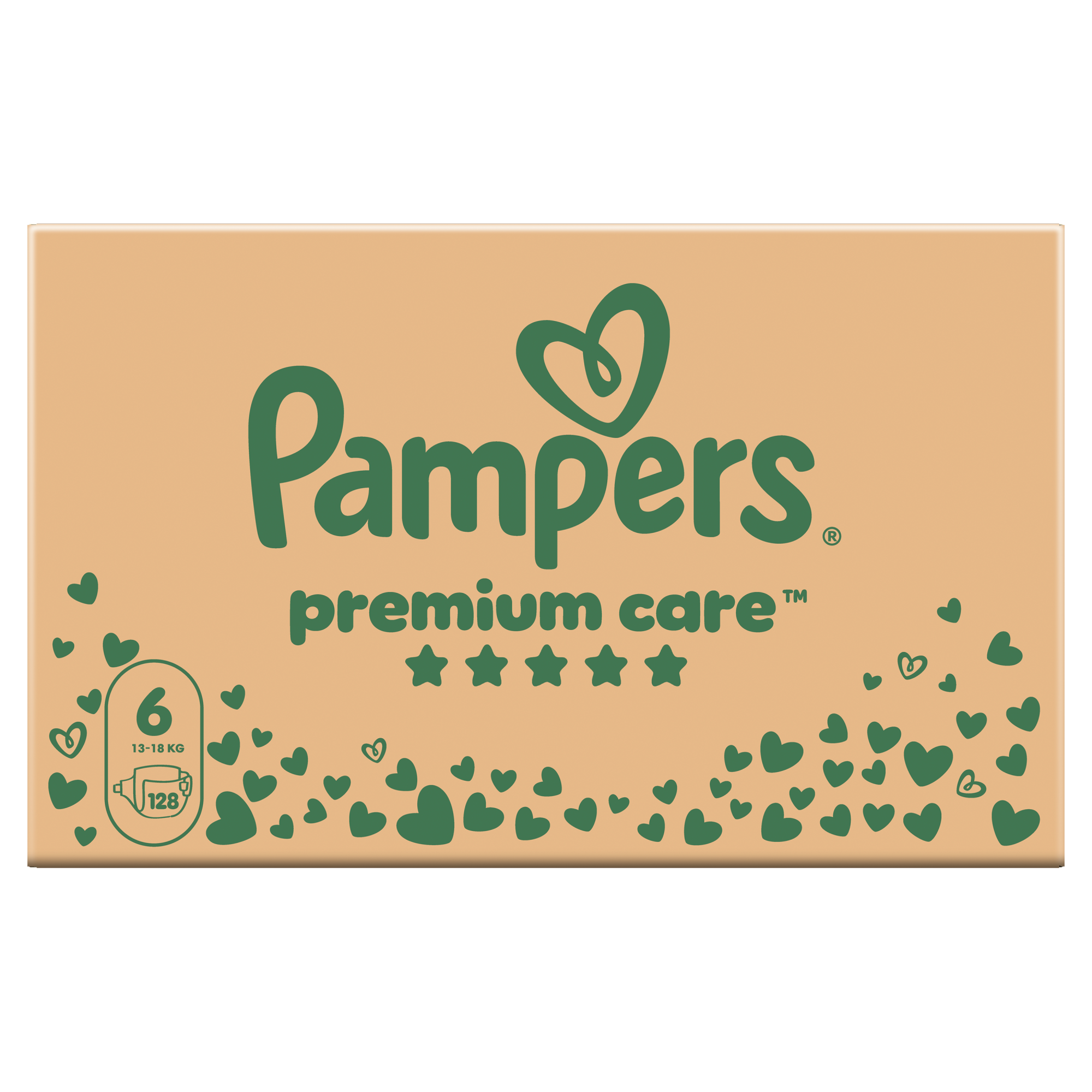 Pampers Premium Care Pieluszki, rozmiar 6 (13kg-18kg),128 sztuk zdjęcie