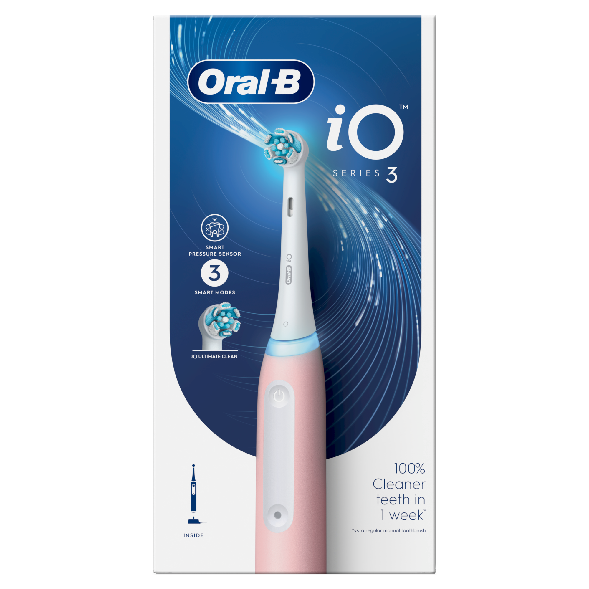 Oral-B iO 3 Pink Szczoteczka elektryczna, 1 końcówka  zdjęcie