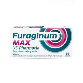 Furaginum Max Us Pharmacja 100mg 30 tabletek