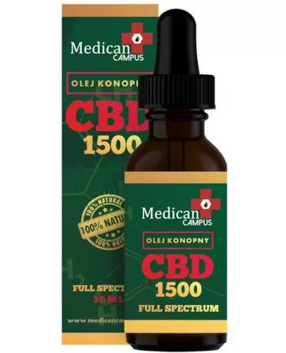 Medican Campus olej konopny CBD 1500 Full Spectrum 10 ml zdjęcie